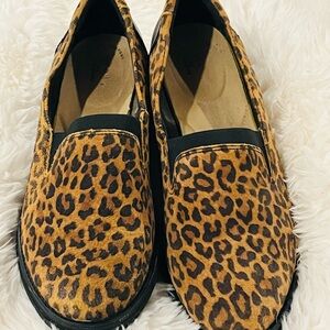 Clarks Brown and Black Loafers with Edgy Details